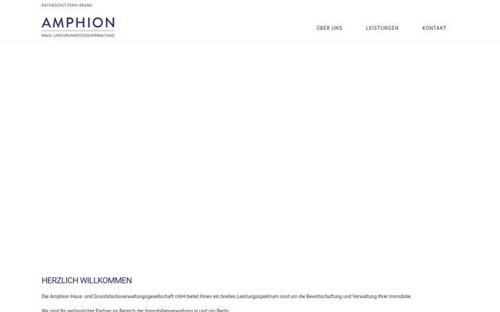 Skjermbilde av amphion-berlin.de