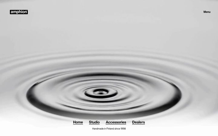 Screenshot di amphion.fi