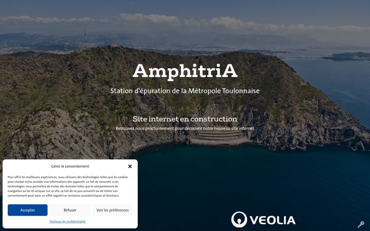 Screenshot of amphitria.fr