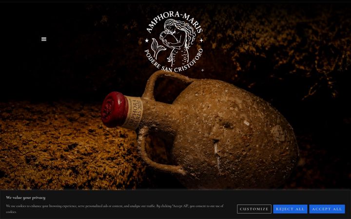 Screenshot of amphoramaris.com