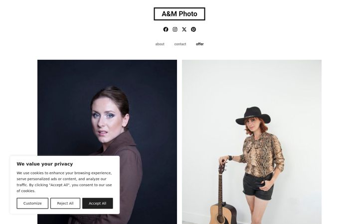 Screenshot of amphoto.best
