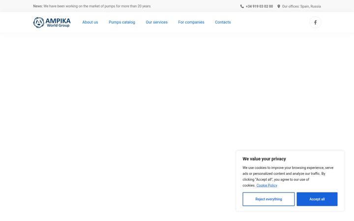 Screenshot of ampika.com