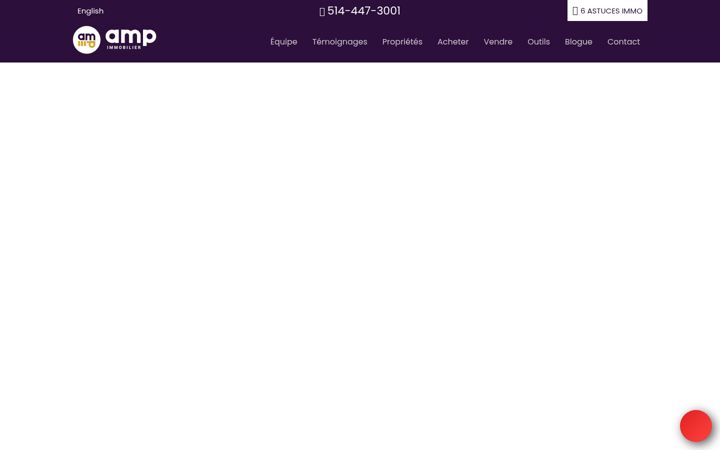 Екранна снимка на ampimmobilier.ca