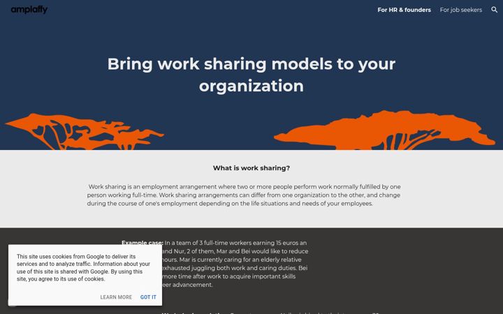 Screenshot of amplaffy.io