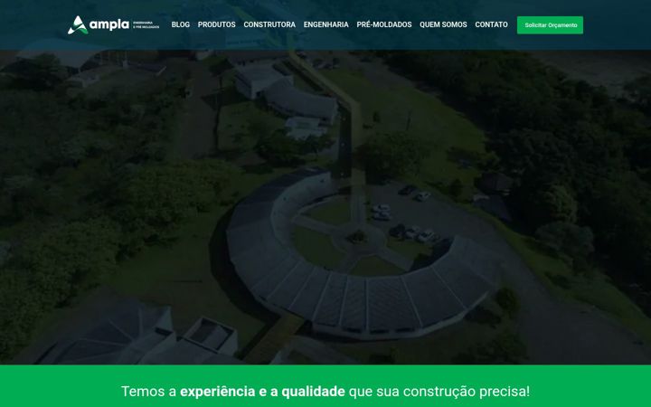 Screenshot του amplapremoldados.com.br