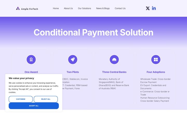 Screenshot of amplefintech.com
