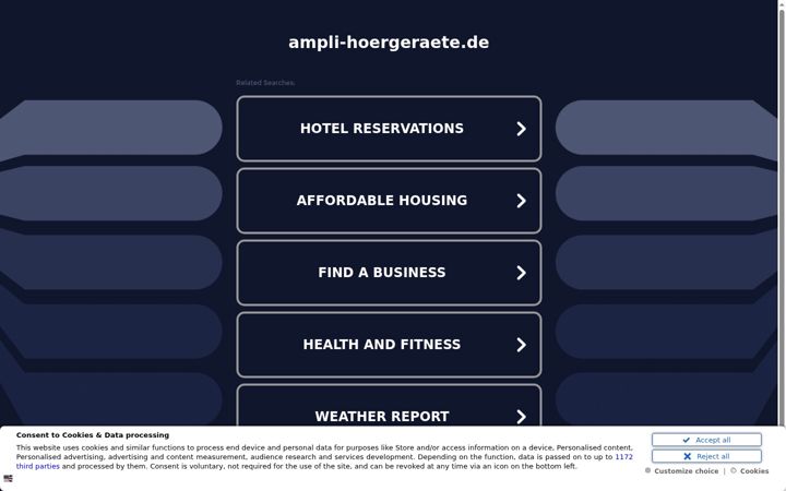 Screenshot of ampli-hoergeraete.de