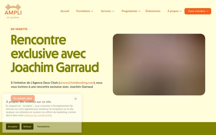 Screenshot of amplidequebec.com