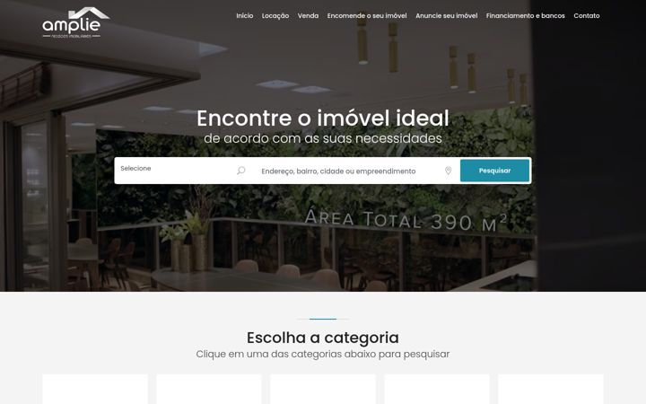 Screenshot of amplieimoveis.com.br