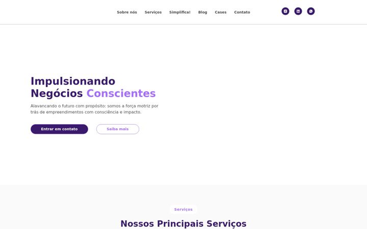 Screenshot of amplifica.net.br