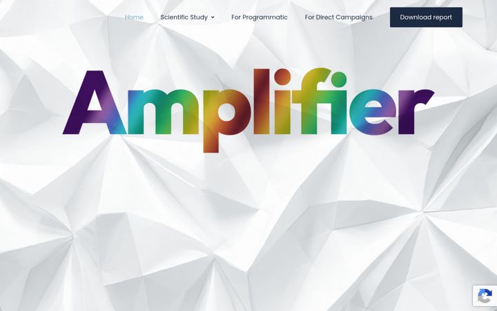 Screenshot of amplifier.audio