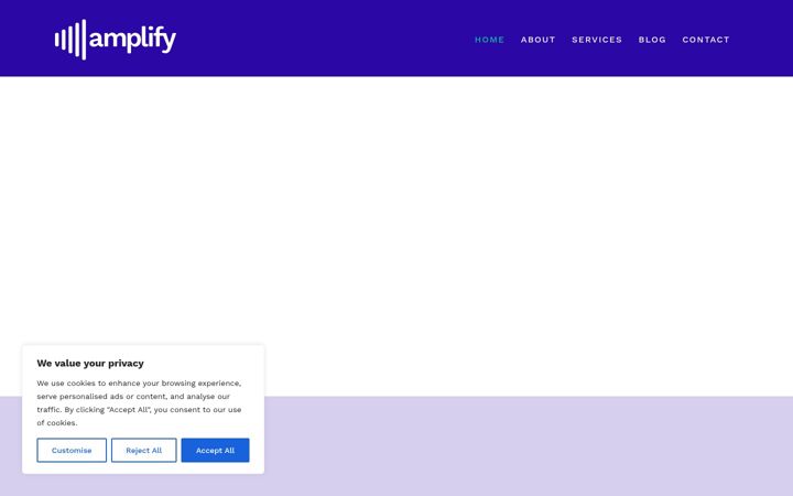 Screenshot of amplify-impact.org