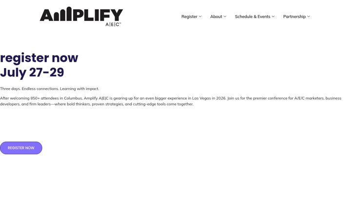 Screenshot of amplifyaec.org