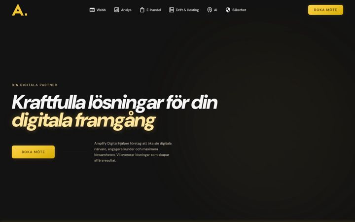 Screenshot of amplifydigital.se