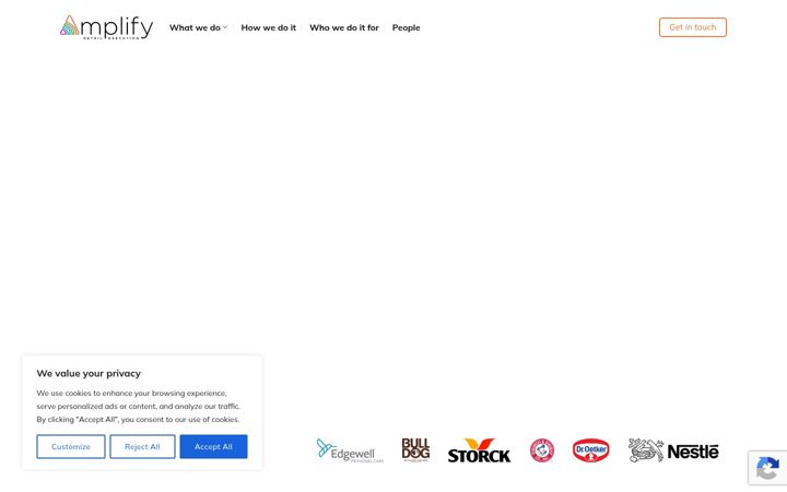 Screenshot of amplifyretailexecution.com