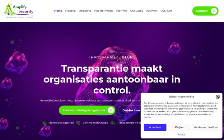 Screenshot of amplifysecurity.nl