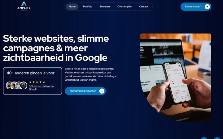 Zrzut ekranu amplifywebdesign.nl