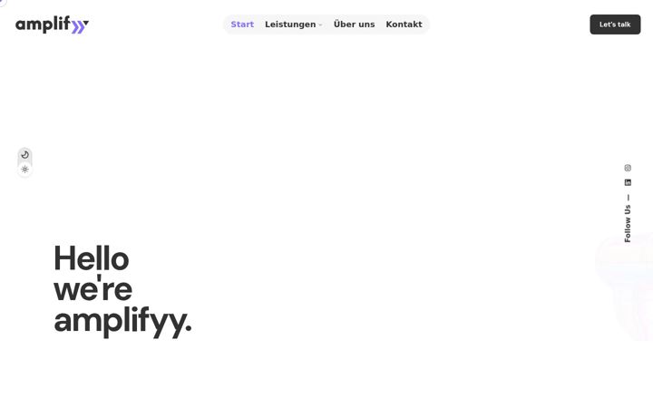 Screenshot van amplifyy.de