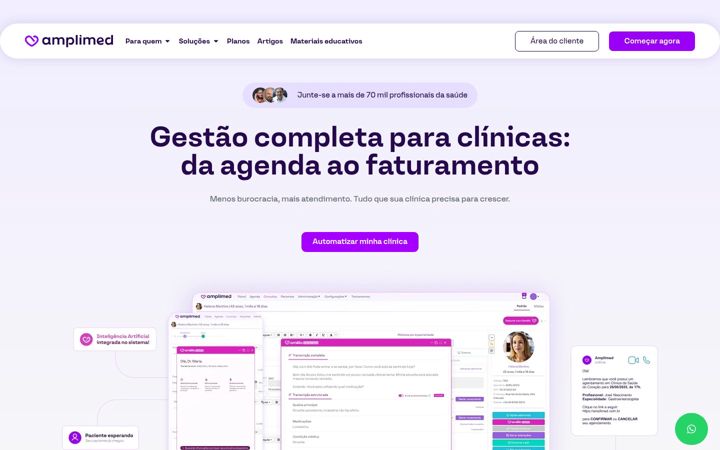 Zrzut ekranu amplimed.com.br