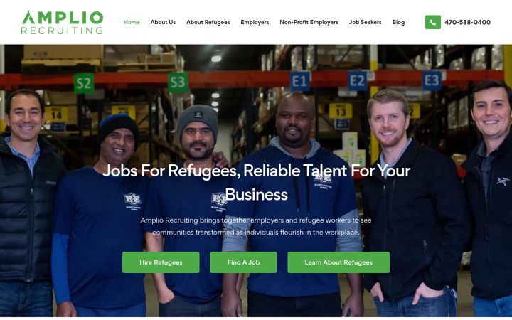 Screenshot of ampliorecruiting.com