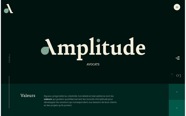 Screenshot of amplitude-law.be