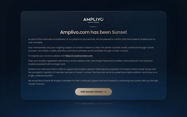 Screenshot of amplivo.com