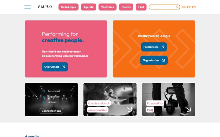 Screenshot of amplo.be