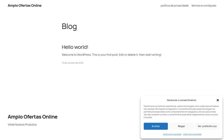 Screenshot of amplofertas.online