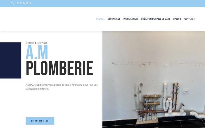 Screenshot of amplomberie-alfortville.fr