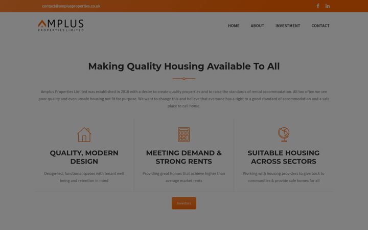 Screenshot of amplusproperties.co.uk