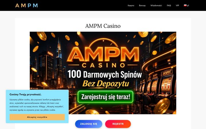 Screenshot di ampmcasino.pl