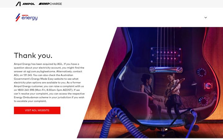 Screenshot of ampolenergy.com.au