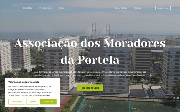 Screenshot of amportela.pt