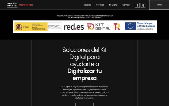 Screenshot of ampostadigital.com