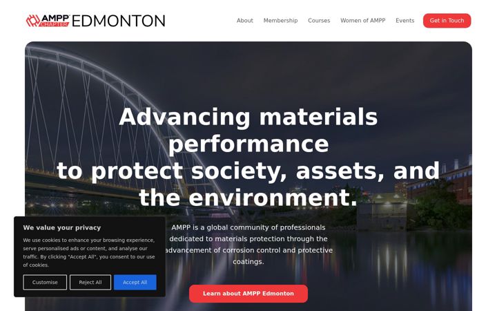 Screenshot of amppedmonton.com