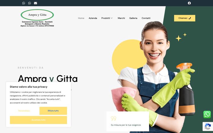 Screenshot of ampraygitta.it