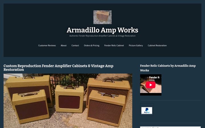 Screenshot of amprestoration.com