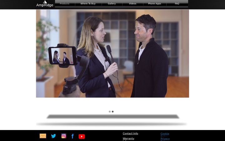 Screenshot of ampridge.com