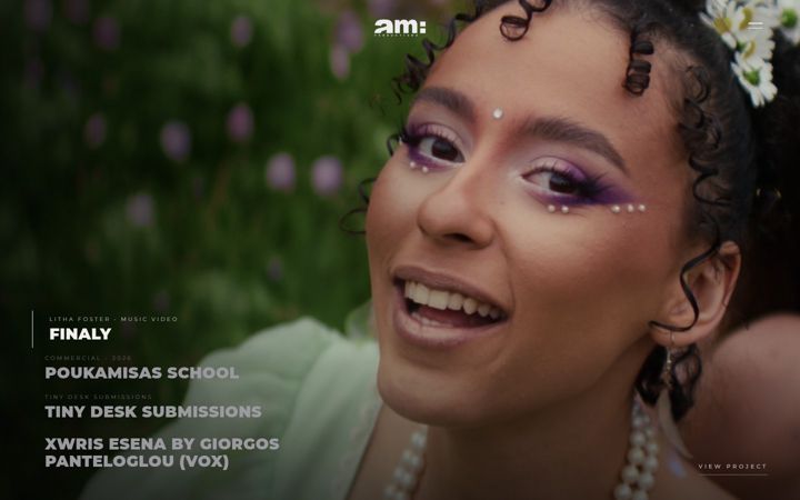 Screenshot of amproductions.gr