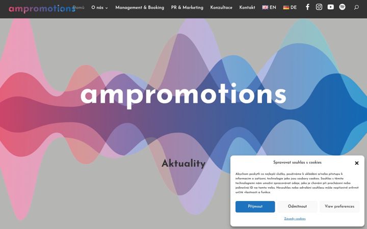 Screenshot of ampromotions.cz
