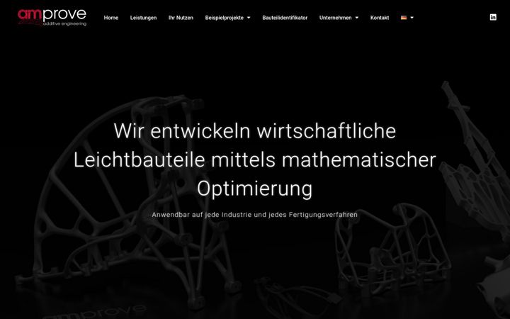Screenshot of amprove.de