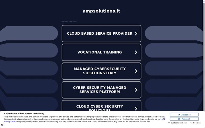 Screenshot of ampsolutions.it