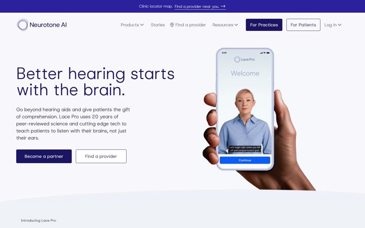 Screenshot of amptify.com
