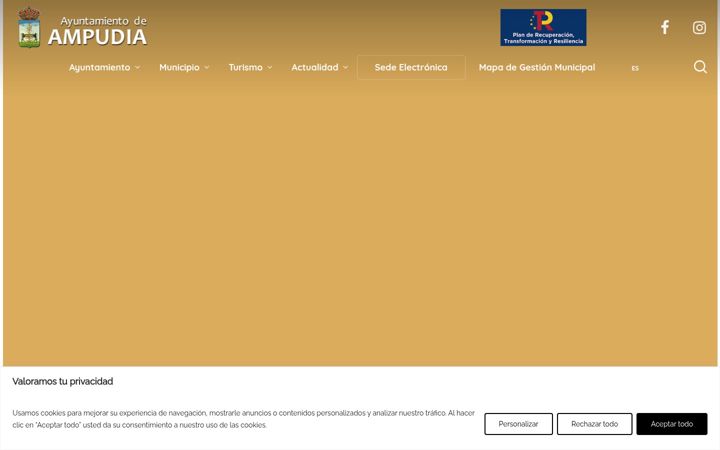 Screenshot of ampudia.org