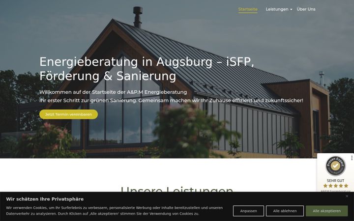Skjermbilde av ampug.de