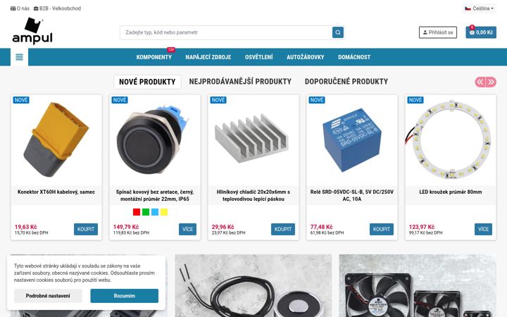 Screenshot of ampul.eu