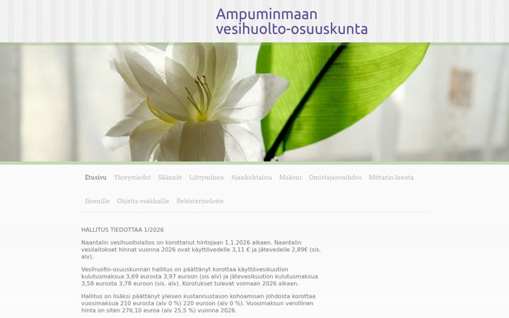 Screenshot of ampuminmaanvho.com
