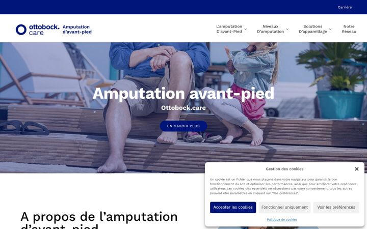 Screenshot of amputation-avant-pied.fr