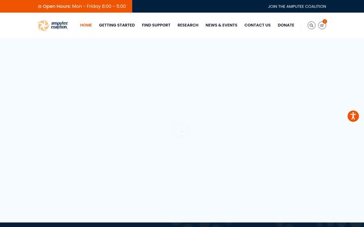 Screenshot του amputee-coalition.org