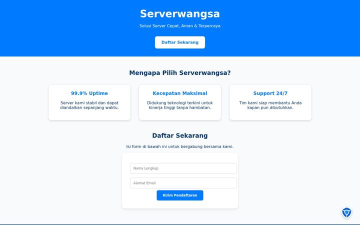 Screenshot of ampwangsa88.xyz
